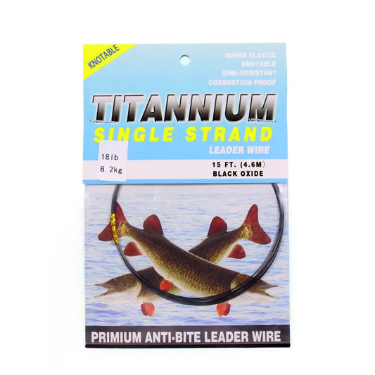 15ft/4.6m No Kink Titanium Leader Line