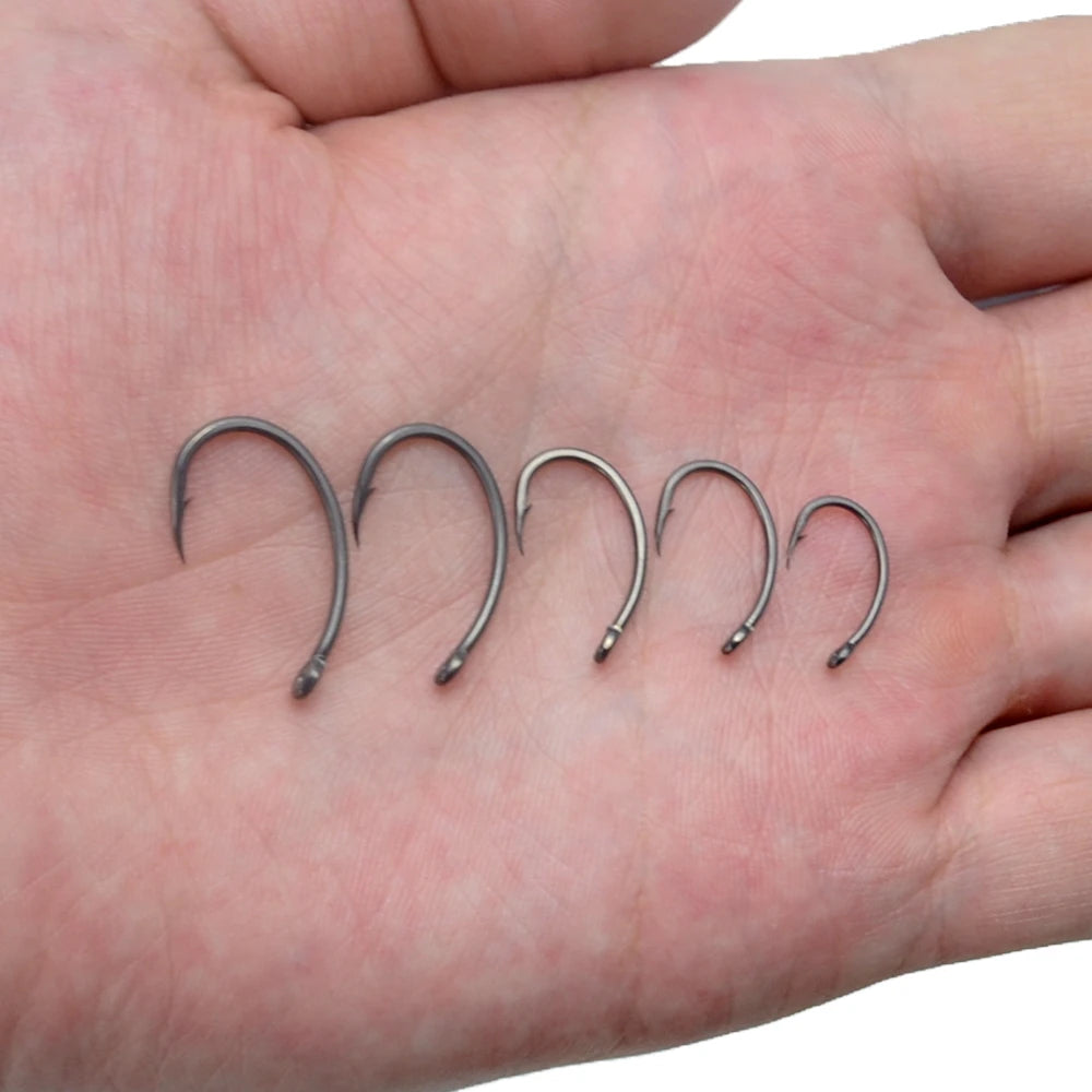 High Carbon Stainless Steel Barbed Fish Hook With Eye