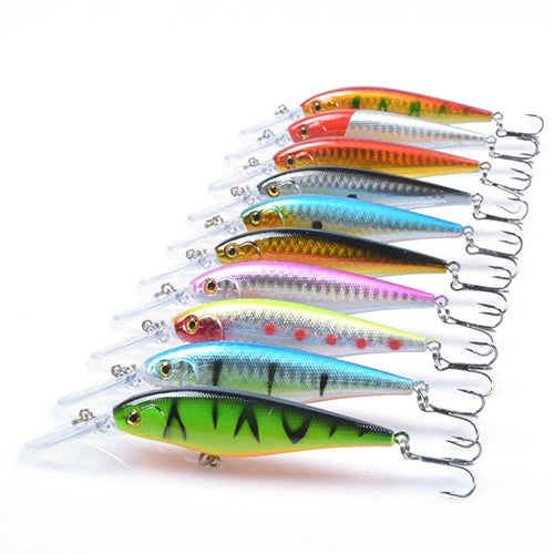 10PCS Minnow Fishing Lure