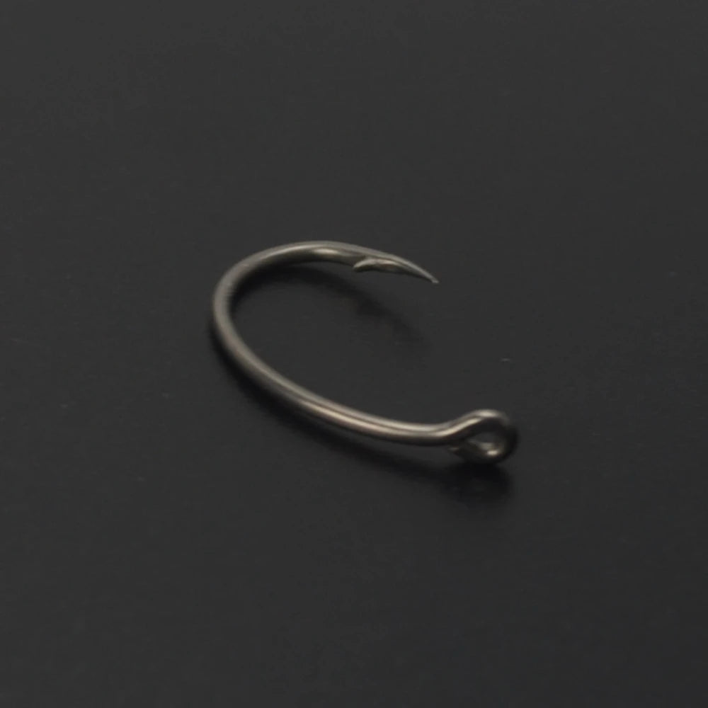 High Carbon Stainless Steel Barbed Fish Hook With Eye