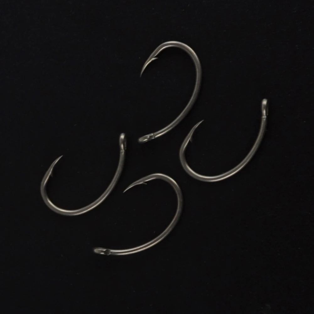 High Carbon Stainless Steel Barbed Fish Hook With Eye