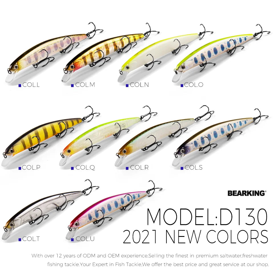 13cm 21g SP depth1.8m Top fishing lures