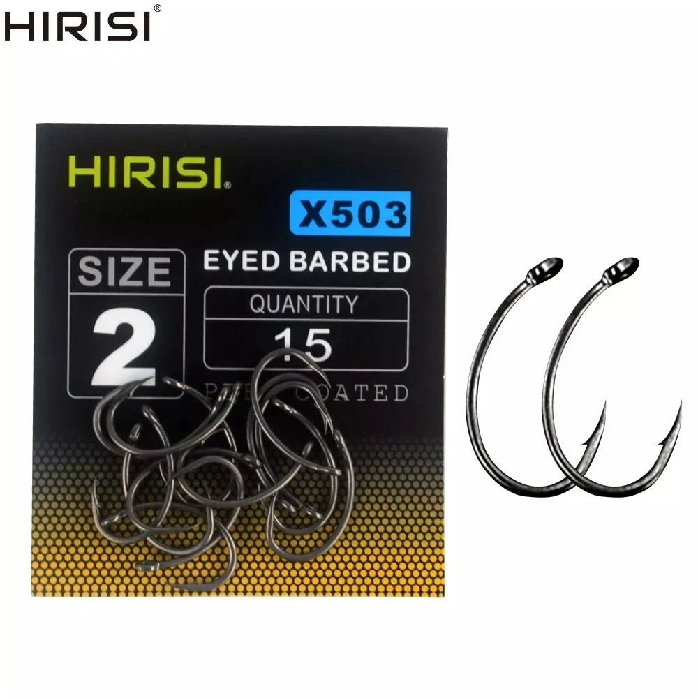 High Carbon Stainless Steel Barbed Fish Hook With Eye