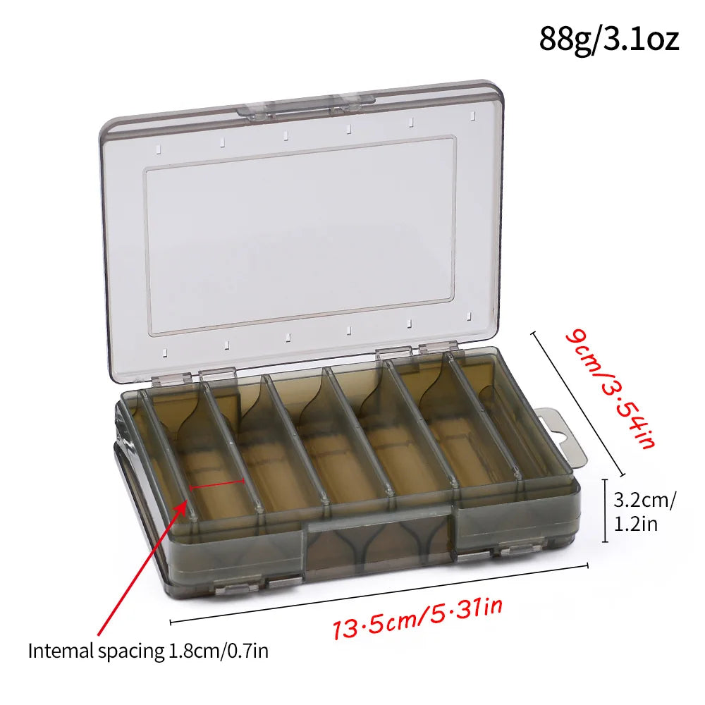 Double-Sided Waterproof Fishing Tackle Box