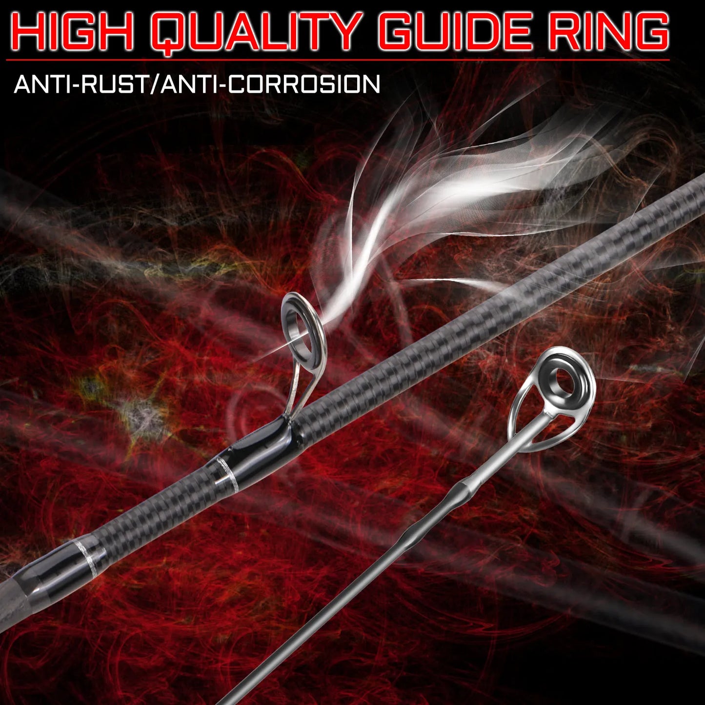 1.8/2..1m Spinning/Casting Rod Power M Carbon Rod