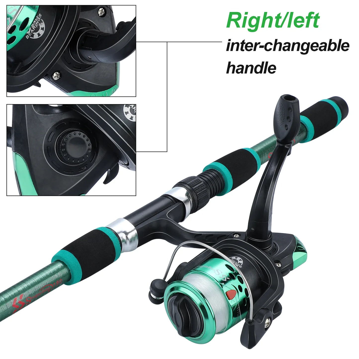 Spinning Fishing Rod and Reel Combo