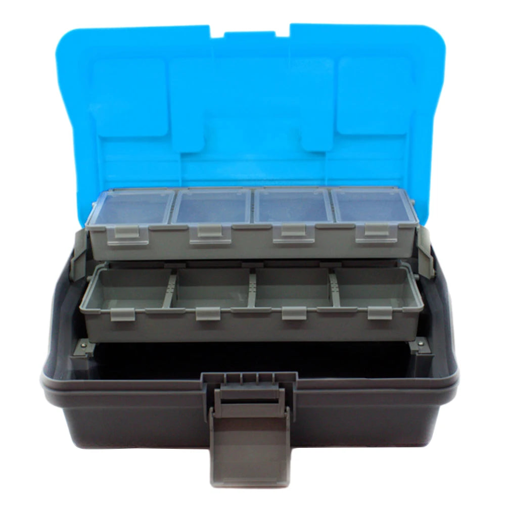 3-Layer Folding Fishing Tackle Box