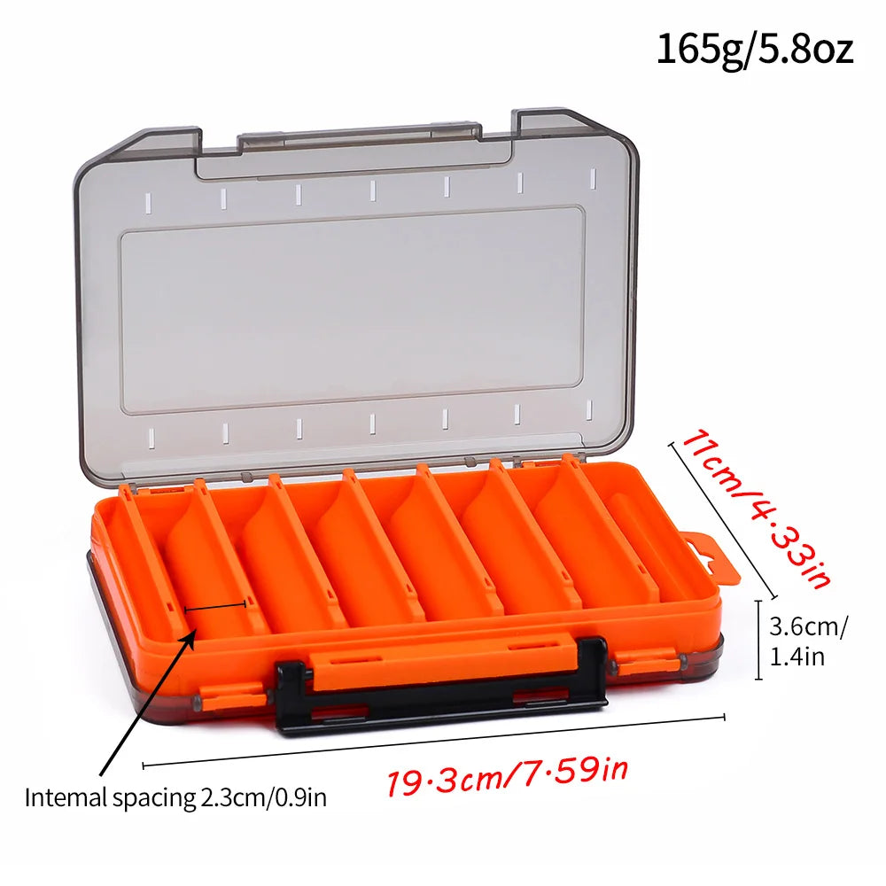 Double-Sided Waterproof Fishing Tackle Box