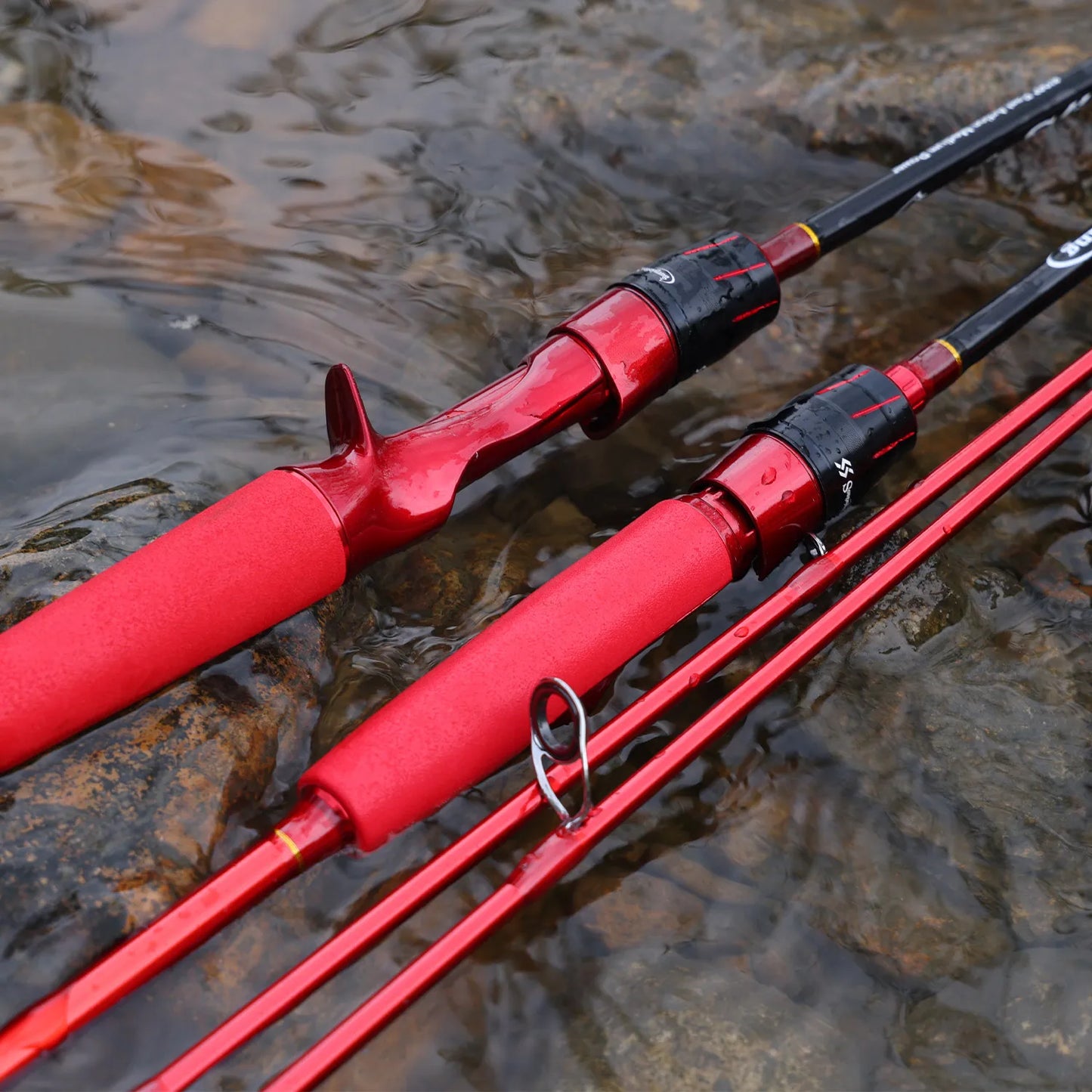 1.8m Carbon Fishing Rod 2 Sections