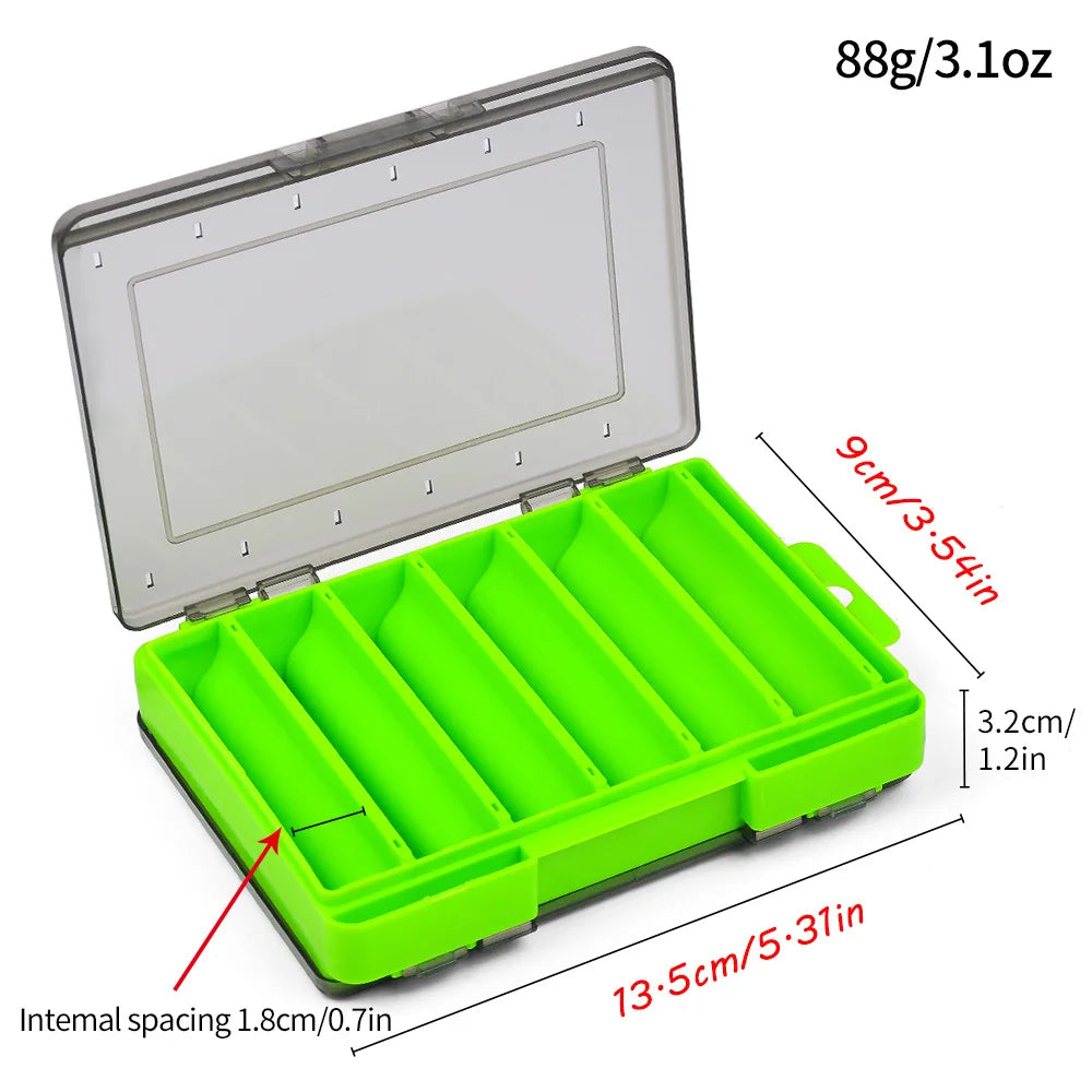 Double-Sided Waterproof Fishing Tackle Box