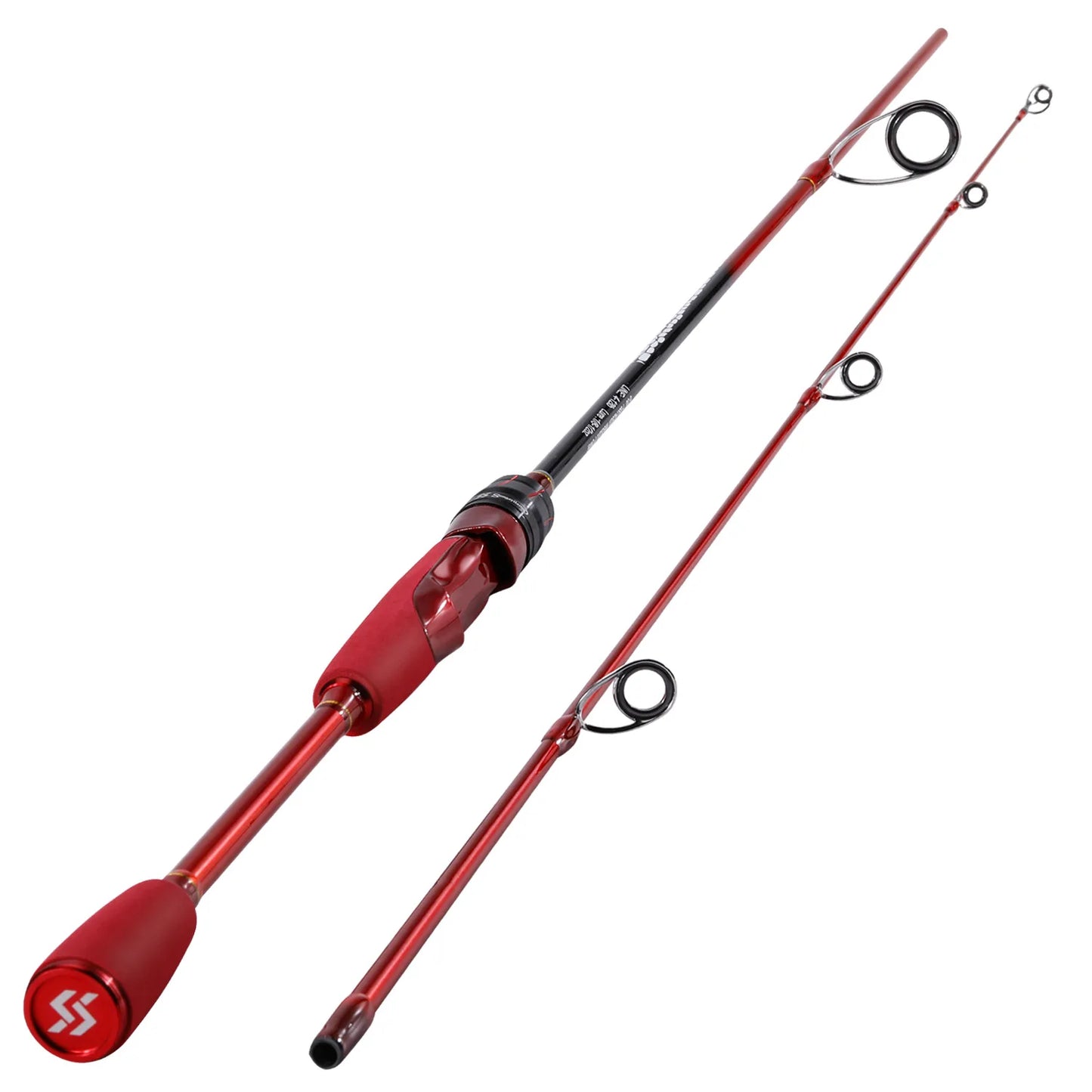 1.8m Carbon Fishing Rod 2 Sections