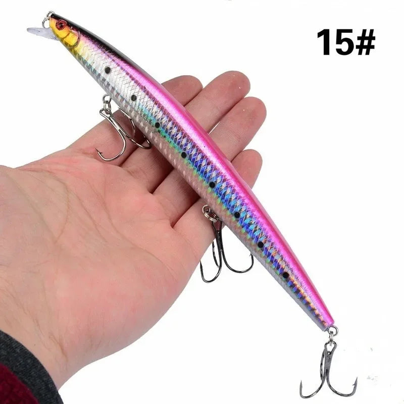 16 Colors 18cm 24g Minnow Fishing Lure