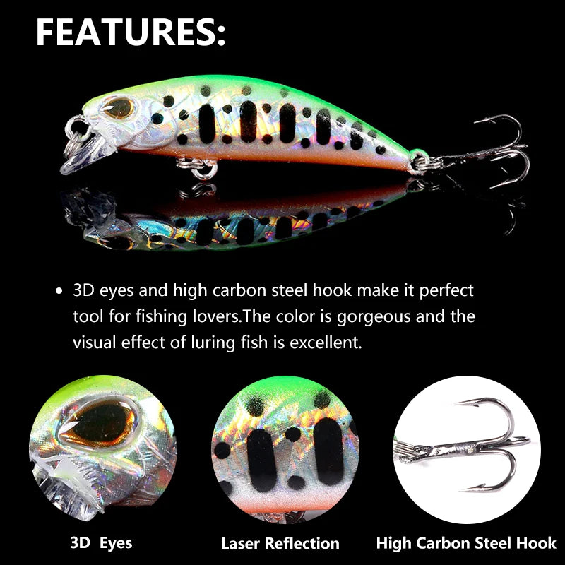 1Pcs 5.8Cm 5.4g Pesca Jerkbait Lure