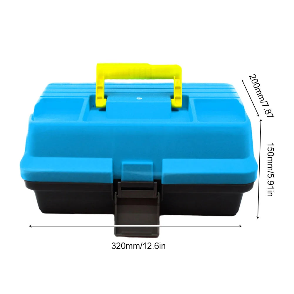 3-Layer Folding Fishing Tackle Box