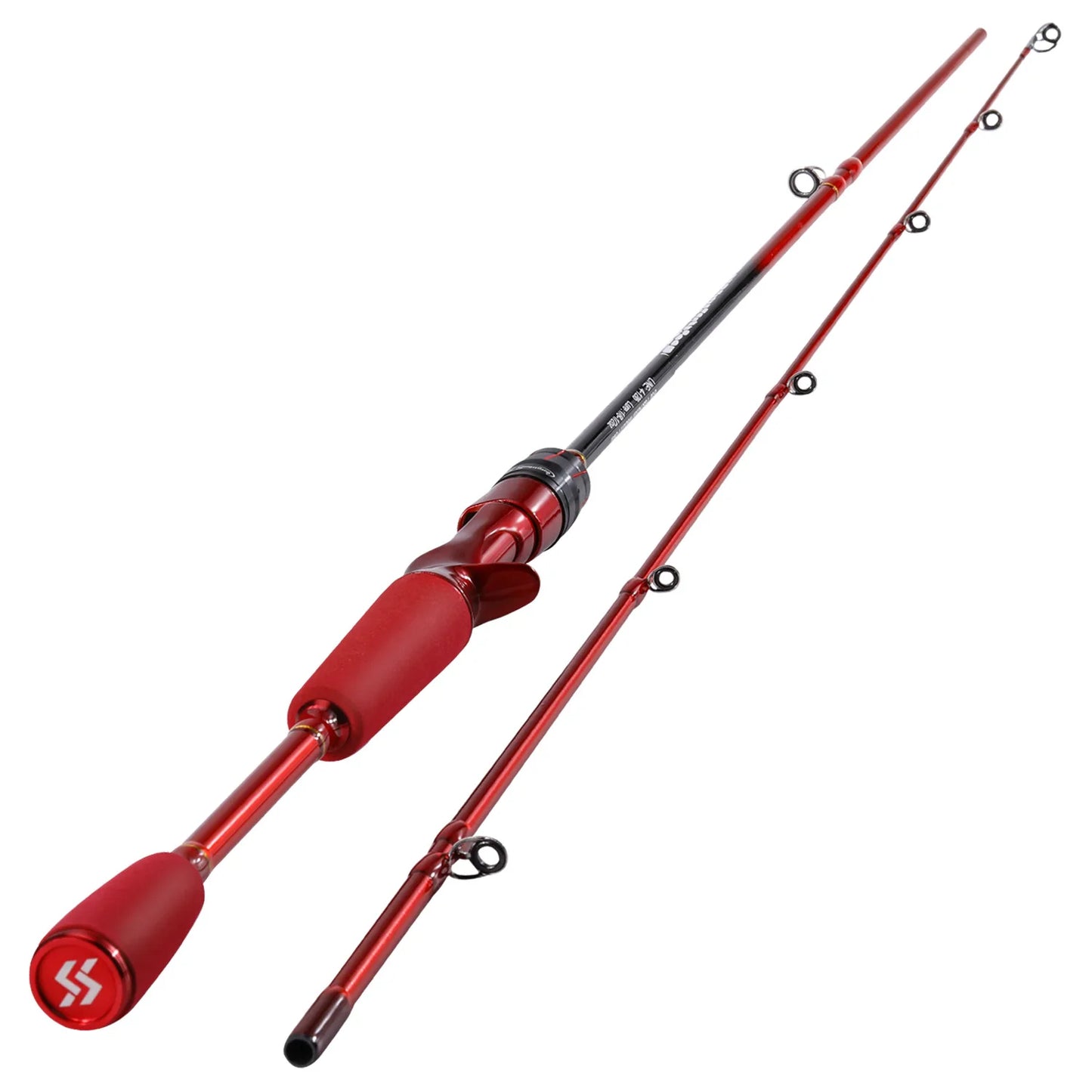 1.8m Carbon Fishing Rod 2 Sections