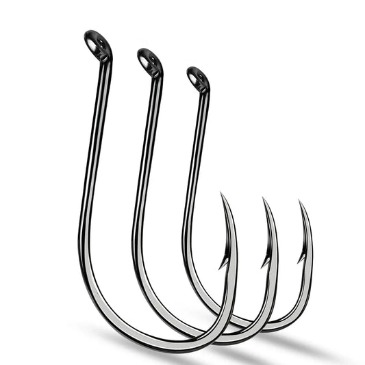 50Pcs/lot Carbon Steel Corrosion-resistant High Quality Barbed Fishhook