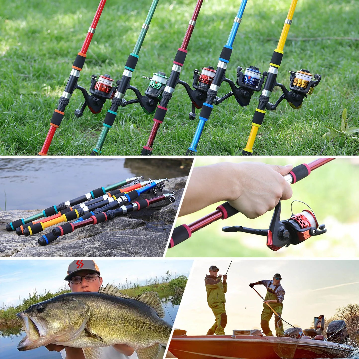 Spinning Fishing Rod and Reel Combo