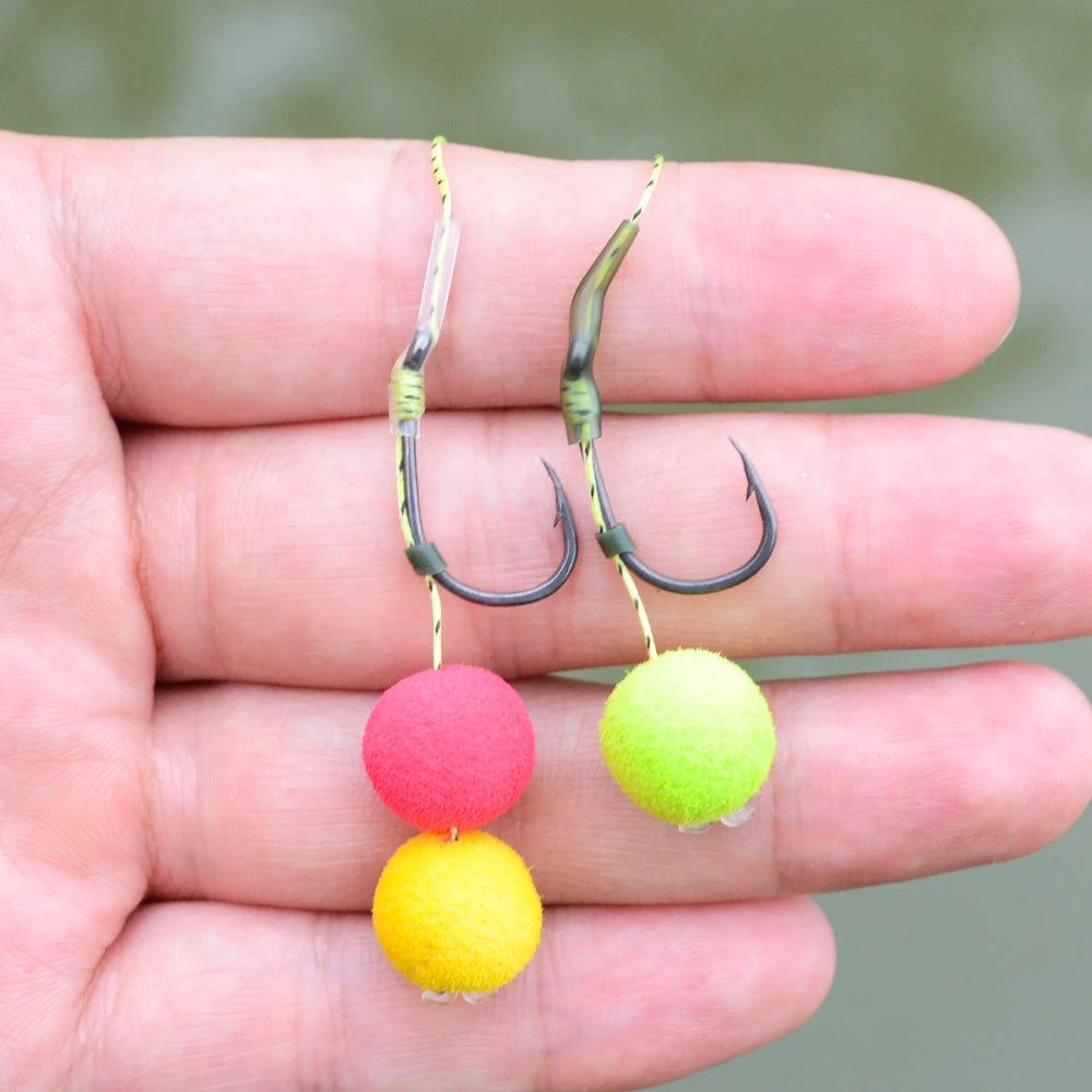 50Pcs Carp Fishing Barbed Hook